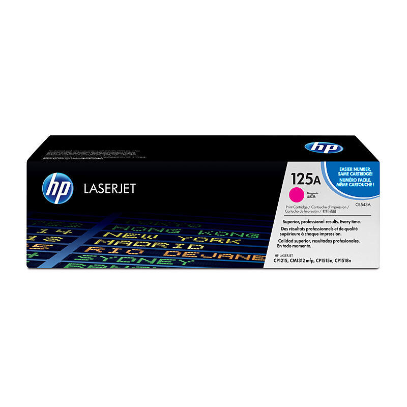 HP (Hewlett Packard) #125A Magenta Toner Laser Cartridge CB543A