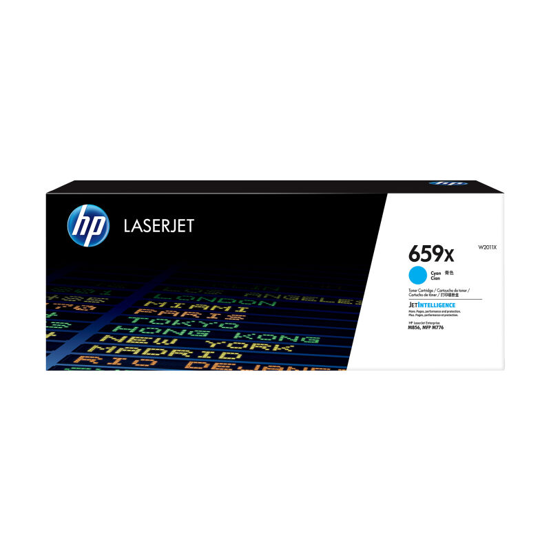 HP #659X Cyan Toner Laser Cartridge W2011X