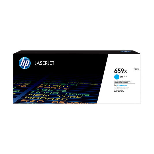 HP #659X Cyan Toner Laser Cartridge W2011X
