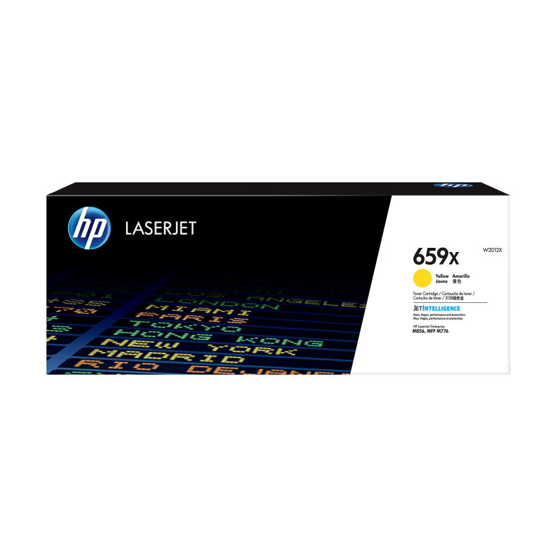 HP #659X Yellow Toner Laser Cartridge W2012X