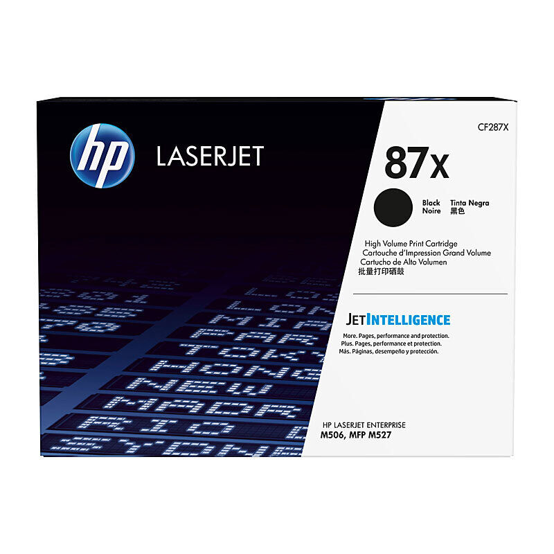 HP (Hewlett Packard) #87X Black Toner Laser Cartridge CF287X