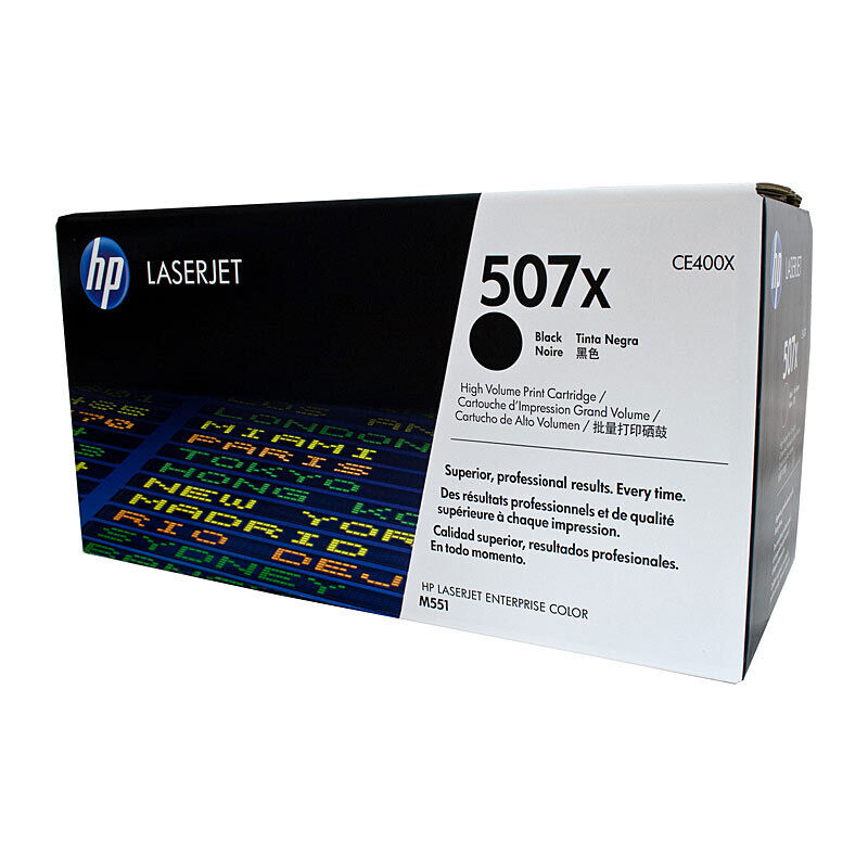 HP (Hewlett Packard) #507X Black Toner Laser Cartridge CE400X