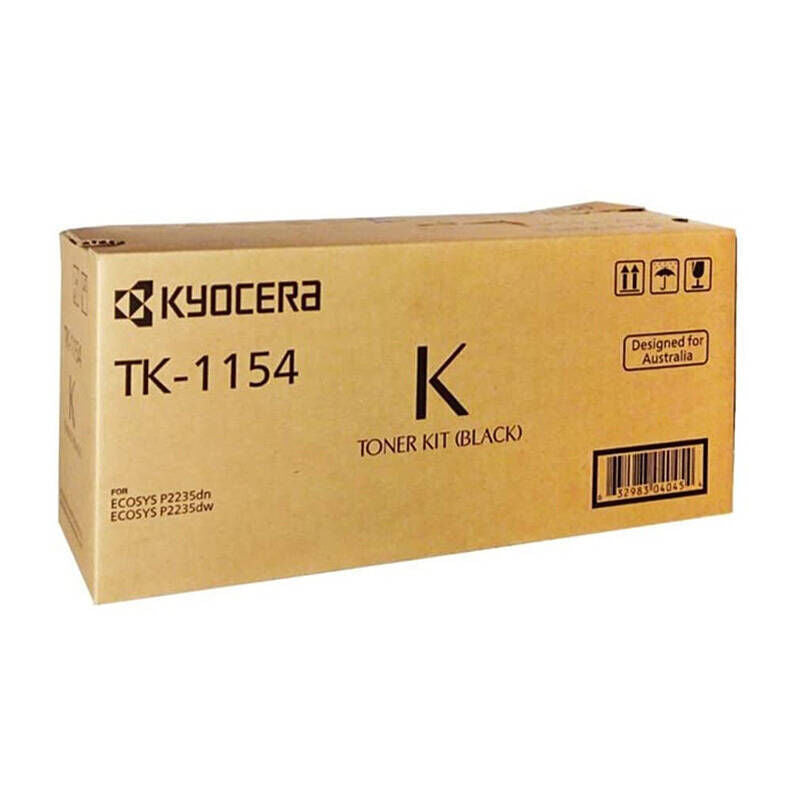 Kyocera TK1154 Black Toner Laser Cartridge Kit