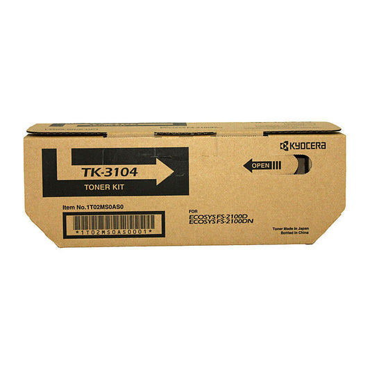Kyocera TK3104 Black Toner Laser Cartridge Kit