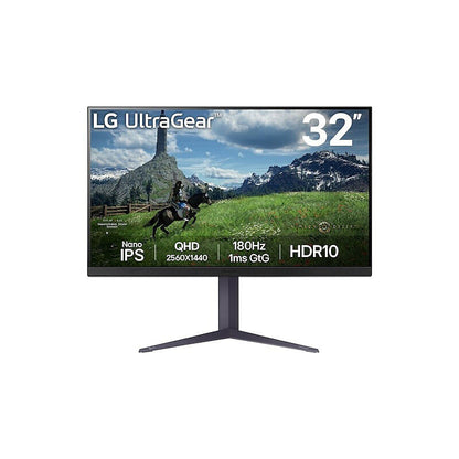 LG 31.5" UltraGear QHD Nano IPS 180Hz Gaming Monitor (1ms GtG, G-SYNC Compatible)