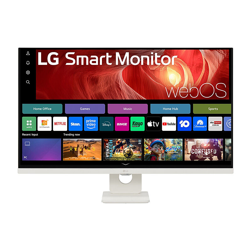 LG 31.5" MyView 4K UHD Smart Monitor (White, webOS, USB-C 65W PD)