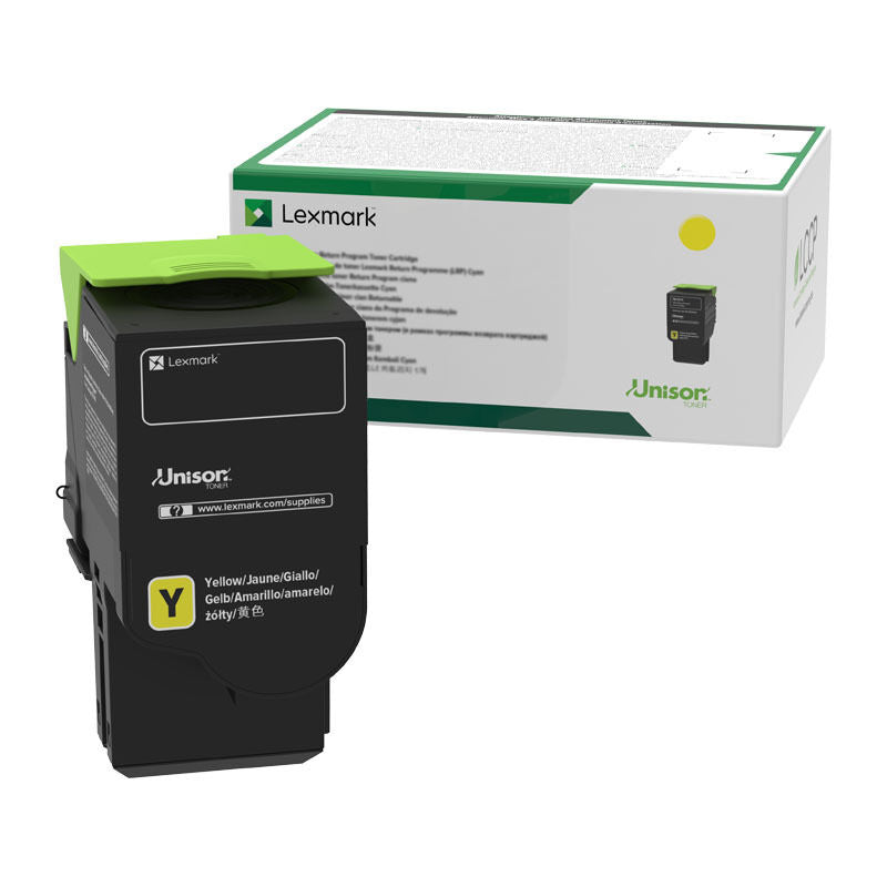 Lexmark 78C6UYE High-Yield Yellow Toner Laser Cartridge