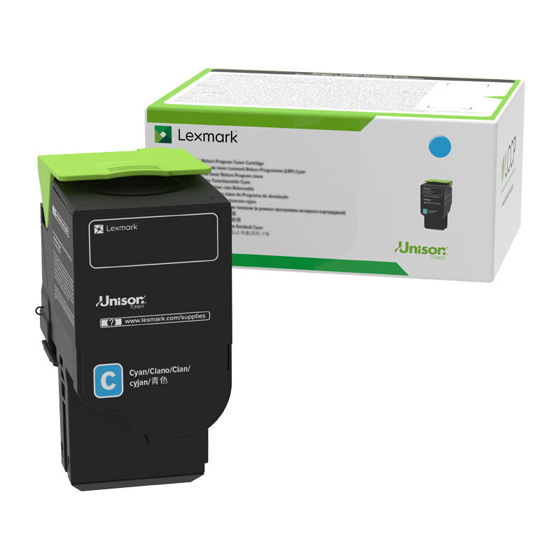 Lexmark 78C6XCE High-Yield Cyan Toner Laser Cartridge