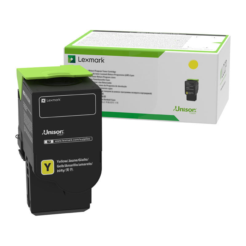 Lexmark 78C6XYE High-Yield Yellow Toner Laser Cartridge