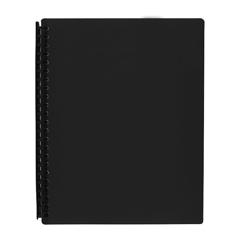 Marbig Display Book A4 - Refillable - Black