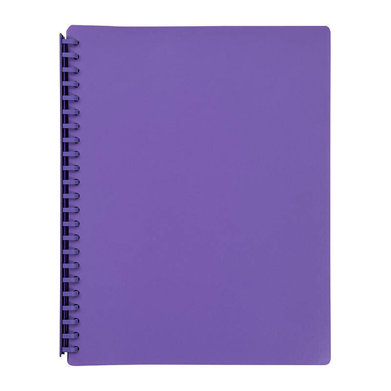 Marbig Display Book A4 - Refillable - Purple