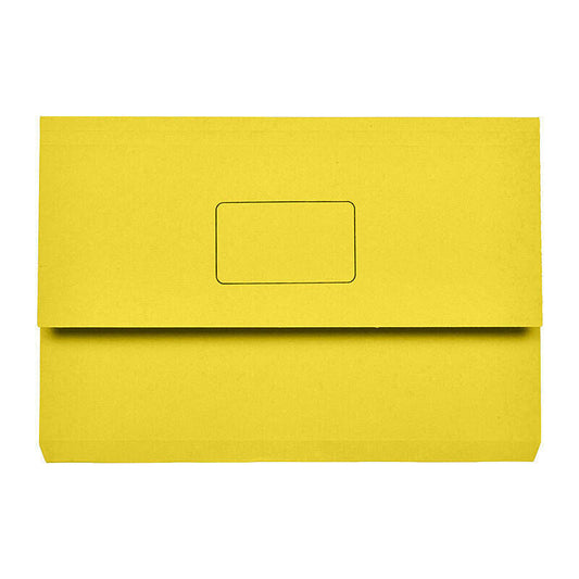Marbig Wallet Foolscap Slimpick - Yellow