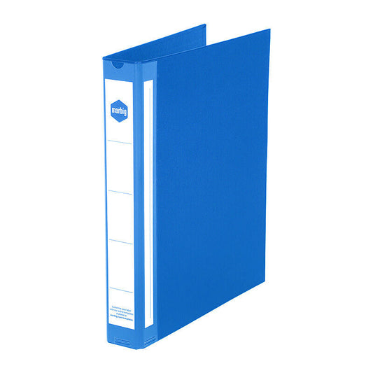 Marbig Deluxe A4 4D Ring Binder PE Blue