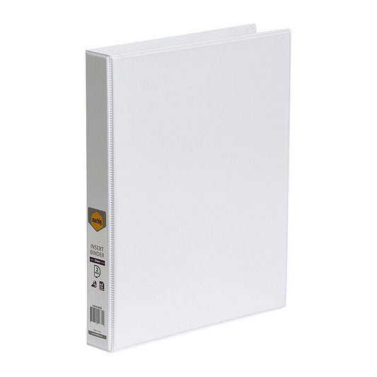 Marbig Insert Binder A4 2D 25 mm White