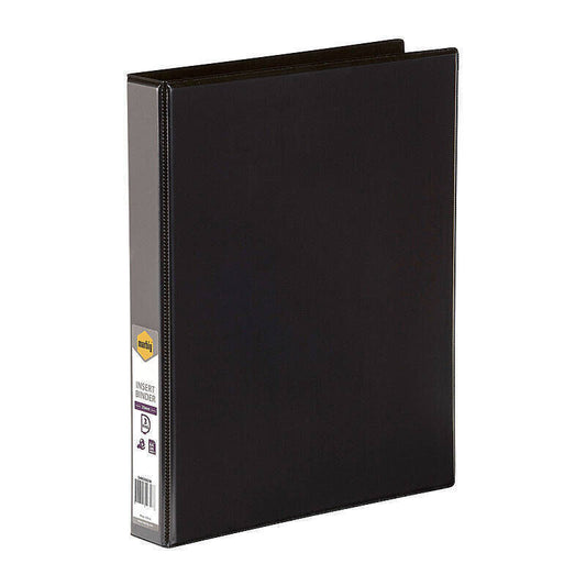 Marbig Insert Binder A4 3D 25 mm Black
