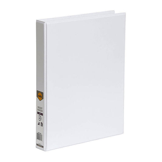 Marbig Insert Binder A4 3D 25 mm White