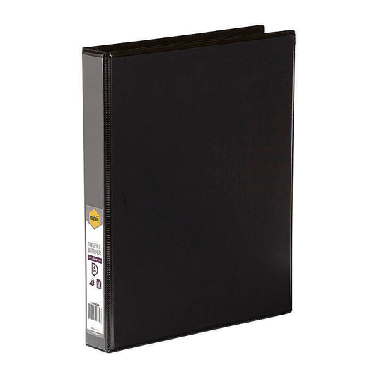 Marbig Insert Binder A4 4D 25 mm Black