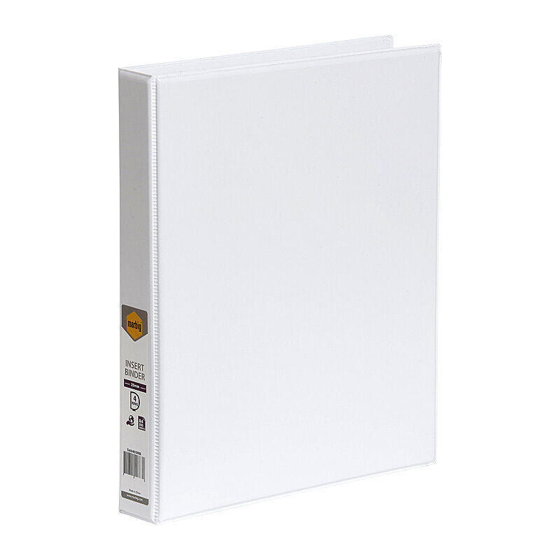 Marbig Insert Binder A4 4D 25 mm White