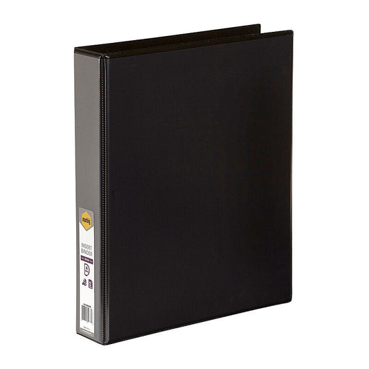 Marbig Insert Binder A4 4D 38 mm Black