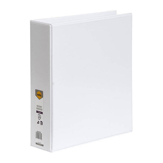 Marbig A4 Insert Binder 2D Ring 50 mm White