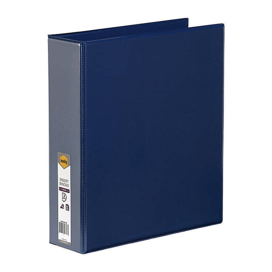 Marbig A4 Insert Binder 3D Ring 50 mm Blue