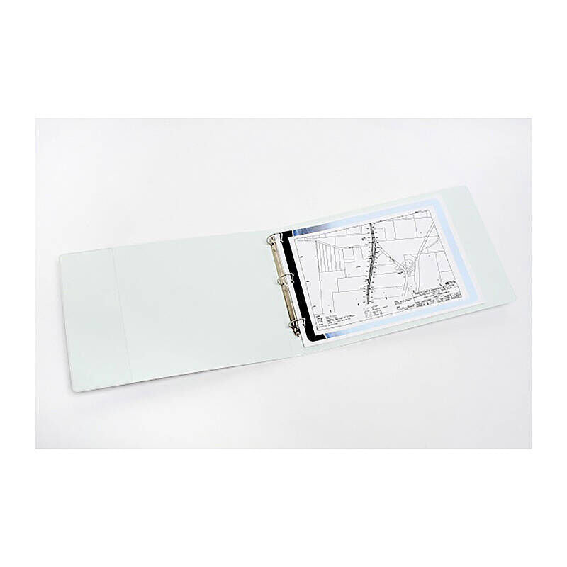 Marbig A3 Ring Binder 3D 50 mm Landscape White