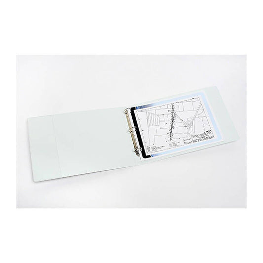 Marbig A3 Ring Binder 3D 50 mm Landscape White