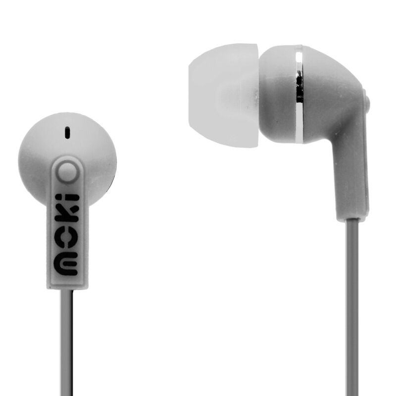 Moki Noise Isolating Earbuds - White