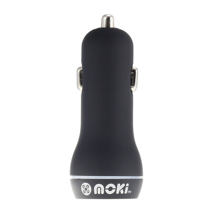 Moki Dual USB Car Charger - Black