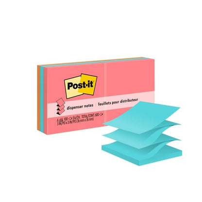 Post-It Pop-up Notes Cape Town 76 x 76mm 6-Pack