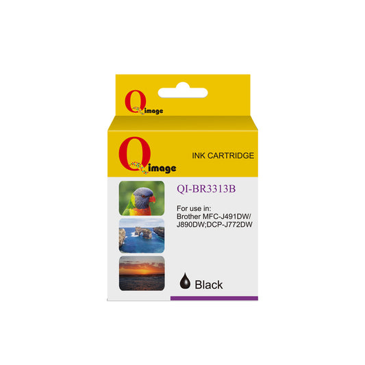 Q-Image Compatible Brother LC3313 Black Ink Cartridge Cartridge