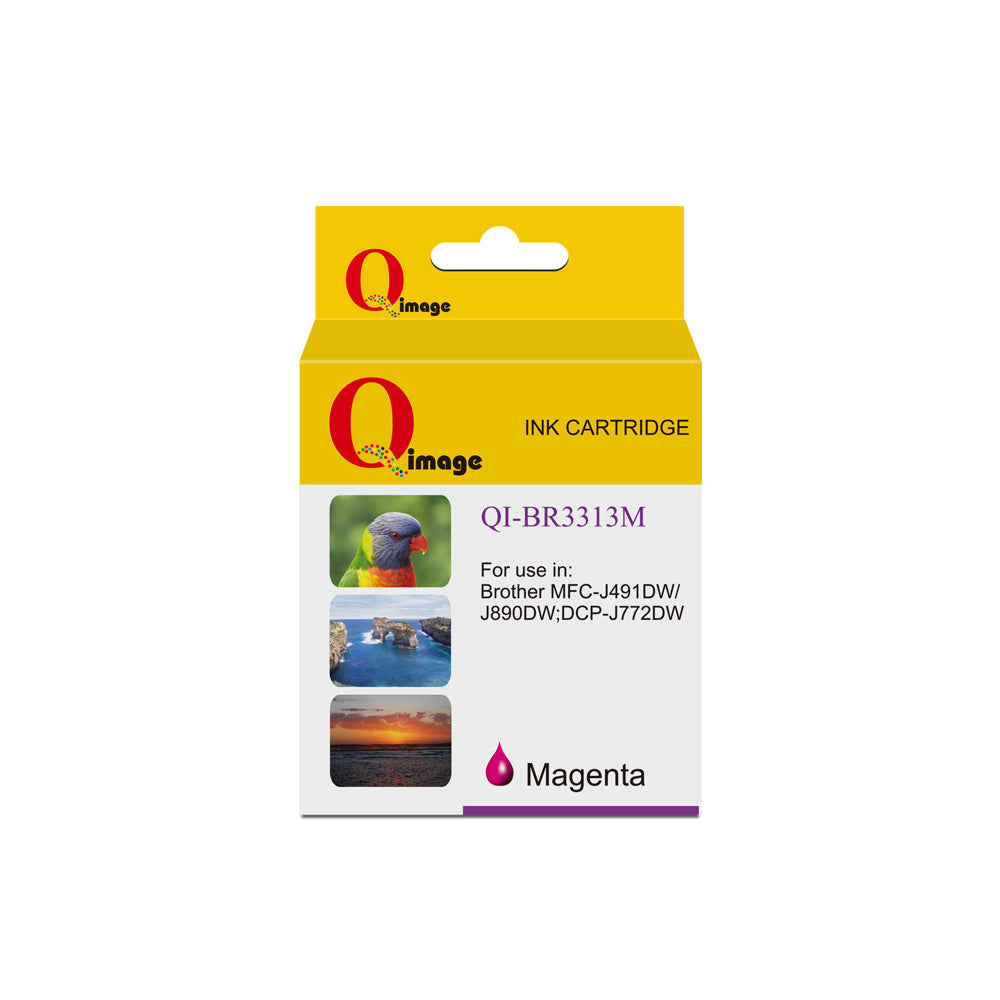 Q-Image Compatible Brother LC3313 Magenta Ink Cartridge Cartridge