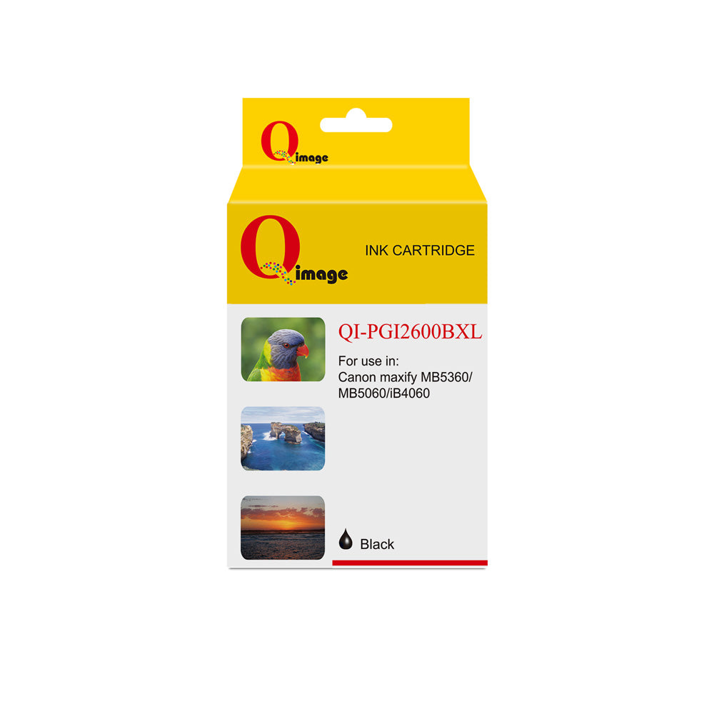 Q-Image Compatible Canon PGI2600XL Black Ink Cartridge