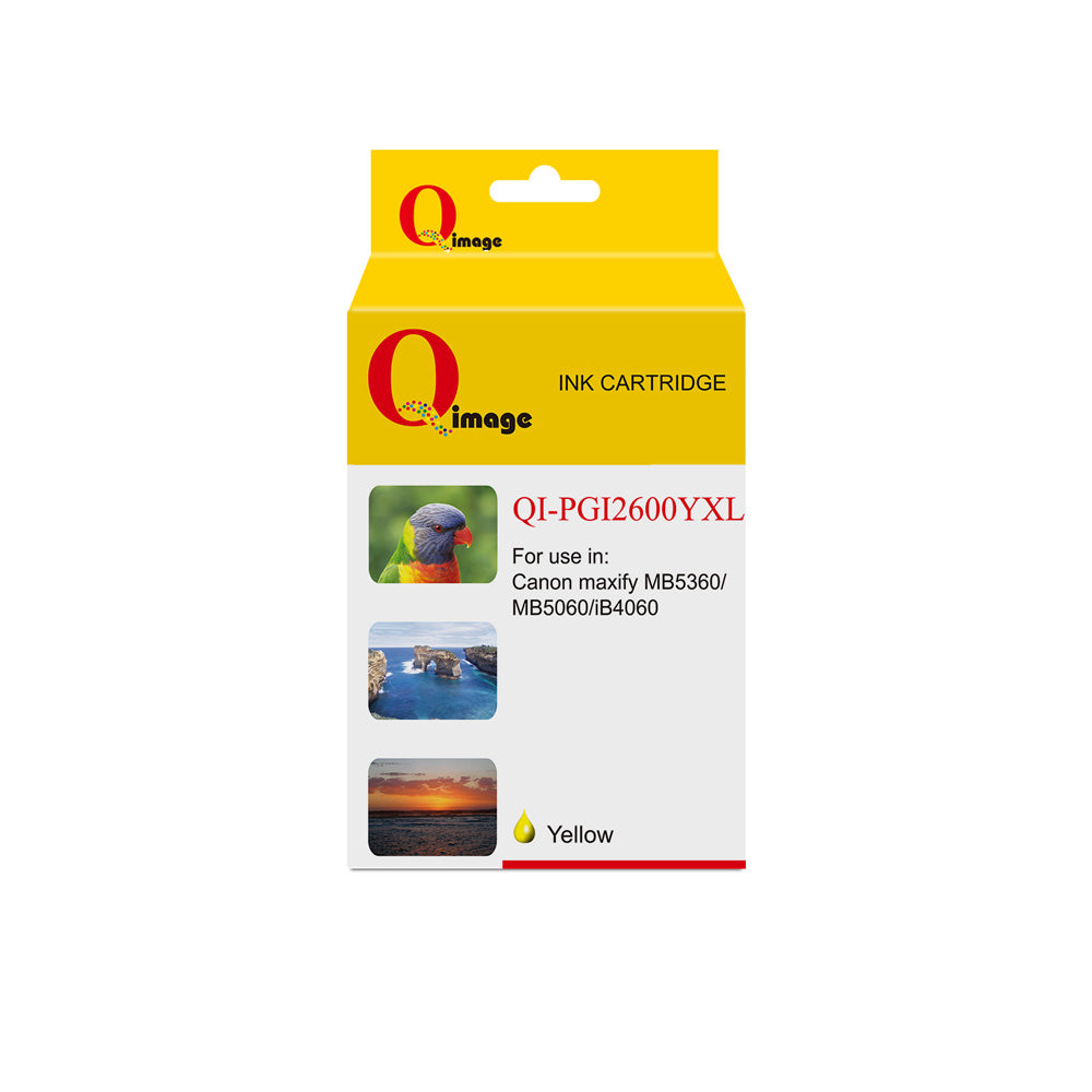 Q-Image Compatible Canon PGI2600XL Yellow Ink Cartridge