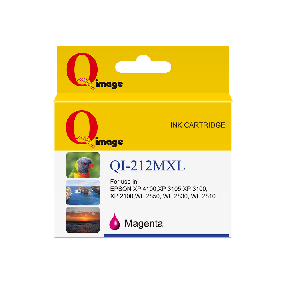 Q-Image Compatible  Epson 212XL Magenta Dye Ink Cartridge