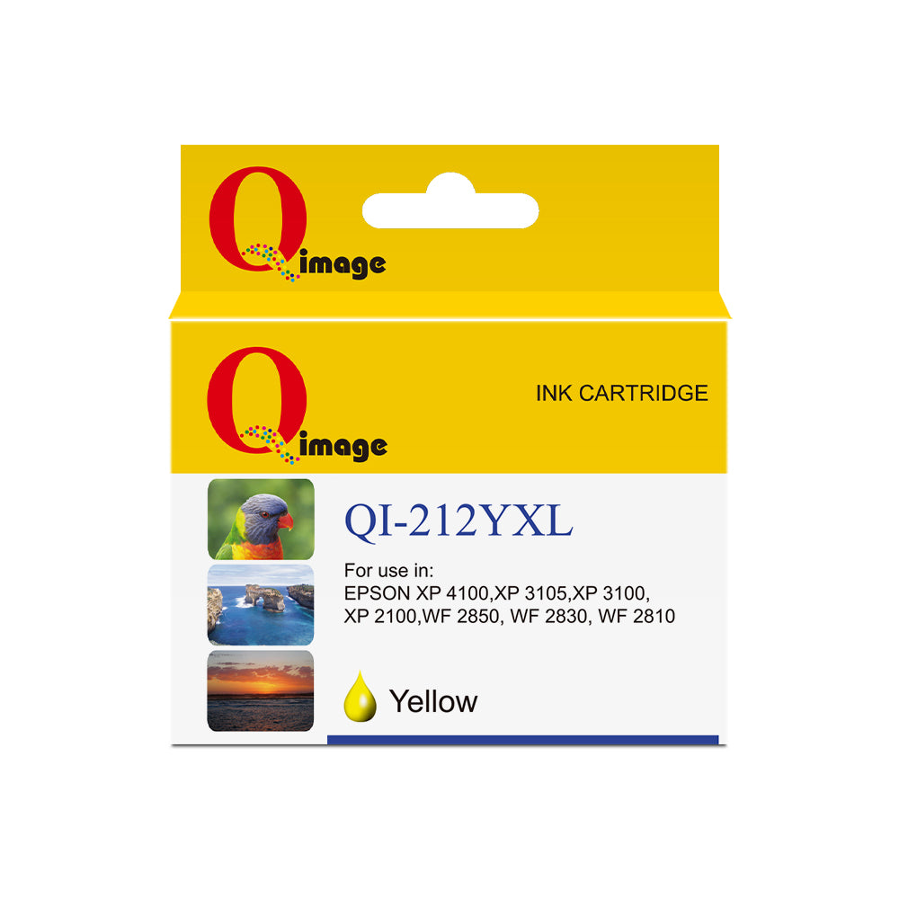 Q-Image Compatible Epson 212XL Yellow Dye Ink Cartridge