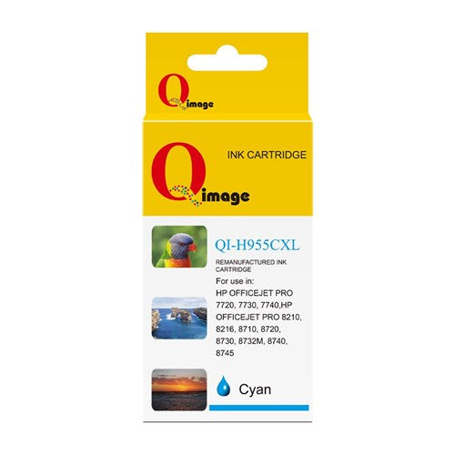 Q-Image Compatible HP 955XL Cyan Inkjet Cartridge
