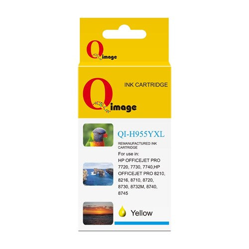 Q-Image Compatible HP 955XL Yellow Inkjet Cartridge
