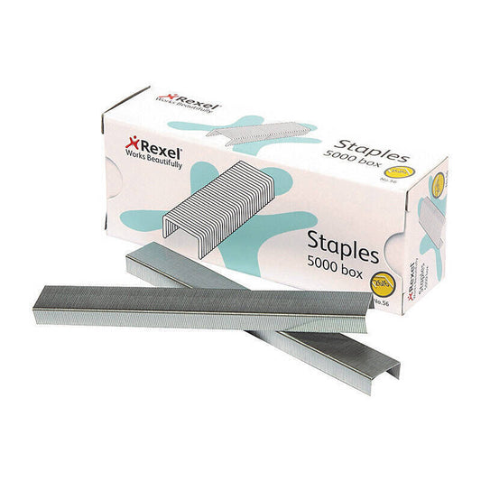 Rexel Staples Flat Standard No.56 Box of 5000