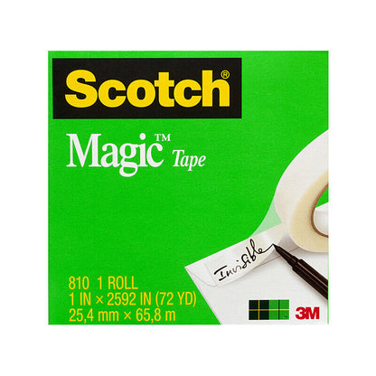 Scotch Magic Tape 810 - 25.4mm x 65.8M