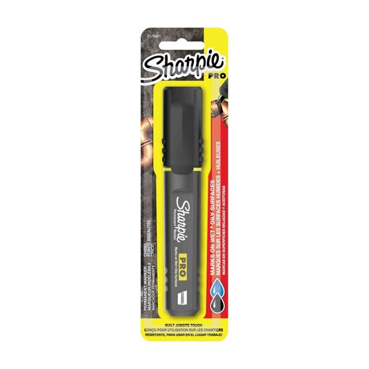 Sharpie Pro Chisel Tip Black - Box of 4