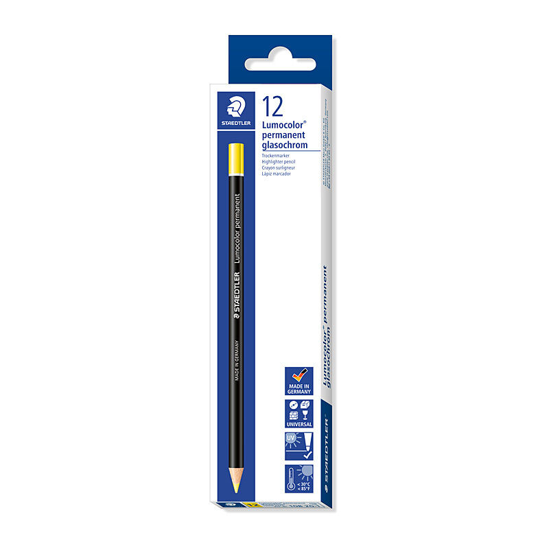 Staedtler Permanent Pencil Yellow - Box of 12