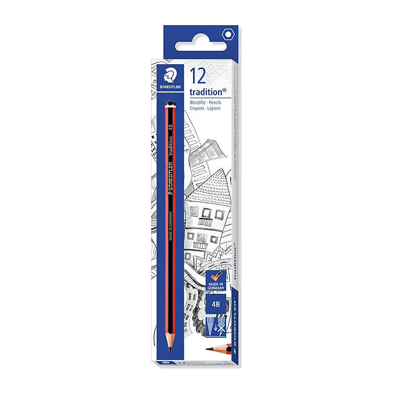 Staedtler Tradition Pencil 4B - Box of 12