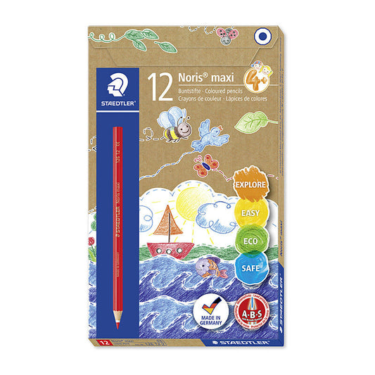 Staedtler NC Maxi Colour Pencil Red - Pack of 12
