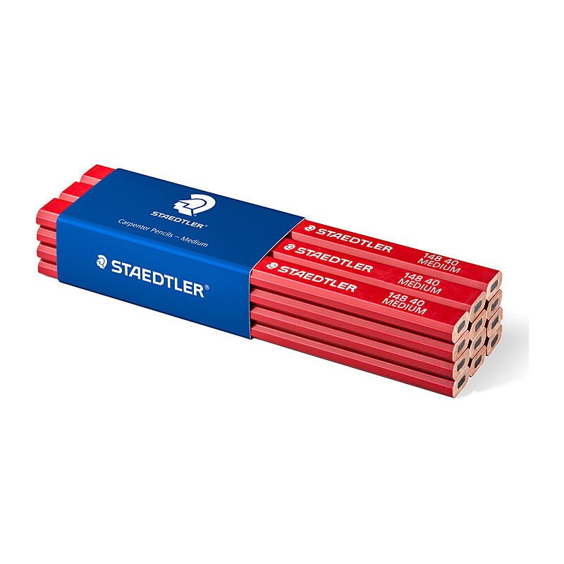 Staed Carpenter Red Pencils - Pack of 12