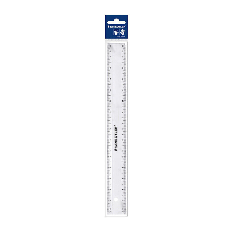 Staedtler Ruler 30cm Transparent Box of 20