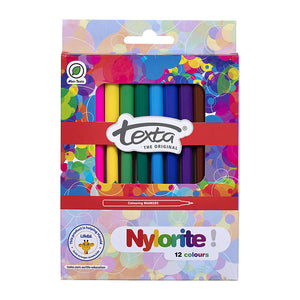 Texta Nylorite Colour Marker Pack of 12