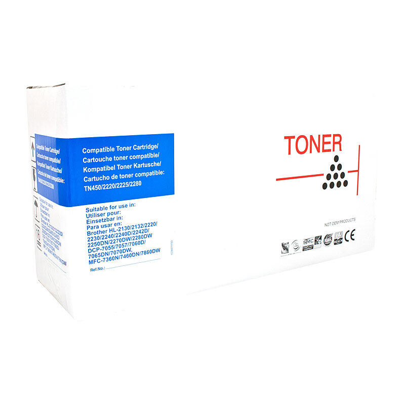 Compatible Brother TN2250 Toner Laser Cartridge