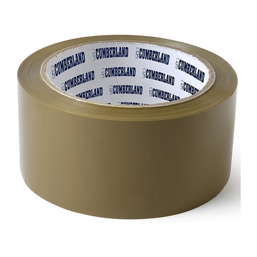 [CU7150] Cumberland Packaging Tape 48 mm x 75m Brown - Pack of 6