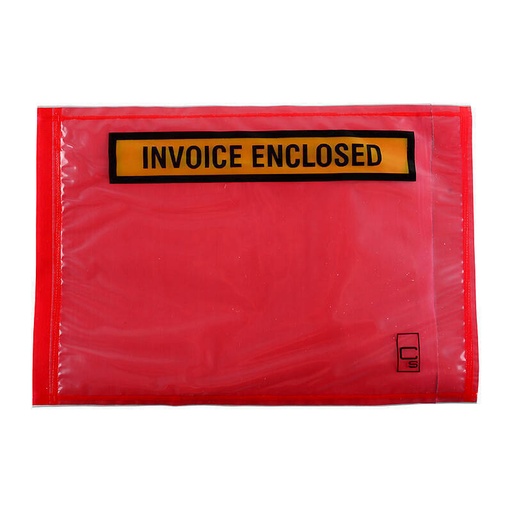 [CUOL300IE] Cumberland Packaging Envelopes Invoice Red - Box of 1000